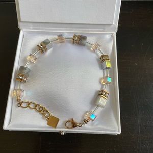 Coeur de Lion Rose Gold Geocube bracelet